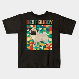 Best Buddy Pugs Kids T-Shirt